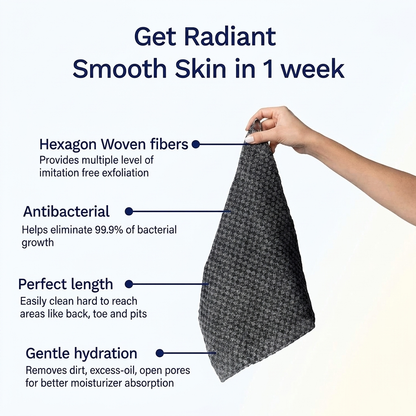 Skrub™ Korean Exfoliating Shower Towel